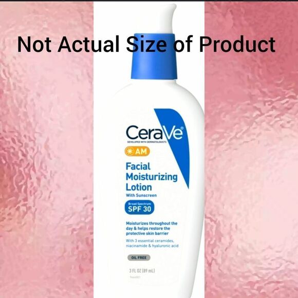 CeraVe a.m. Facial Moisturizer SPF 30 5ML NWOT TRAVEL SIZE 5/$25 Bundled - Picture 4 of 7